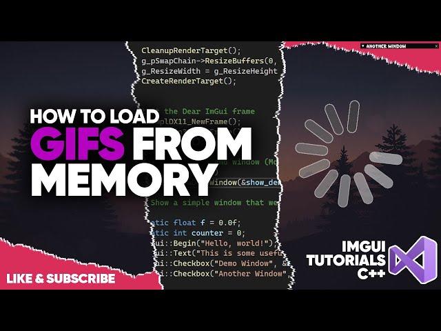 [Dear ImGui C++] Displaying Animated GIFs in ImGui with DirectX 11