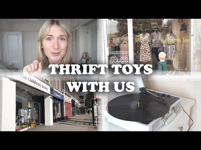 CHARITY SHOP WITH TODDLER | THRIFTING TOYS | ALINA GHOST