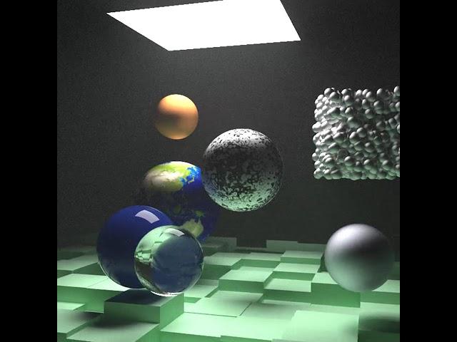 Ray Tracing - fog and spheres