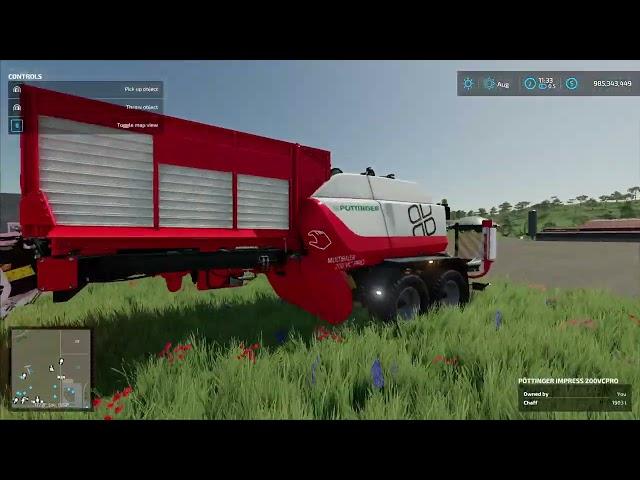 FS22 Mod Review - Poettinger Impress 200VCPro Multi Baler