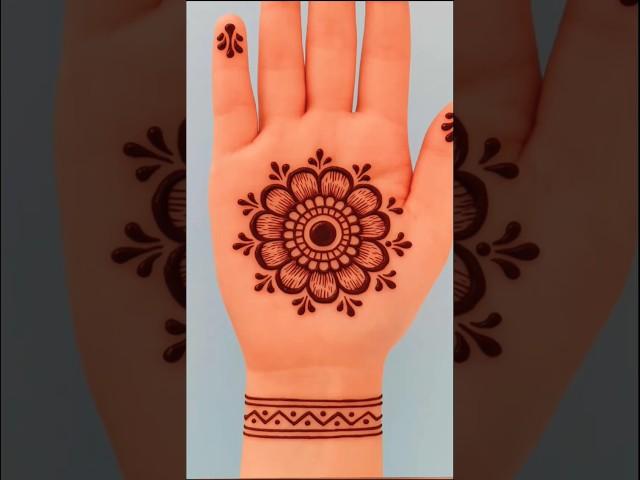 Easy tikki mehndi design  #youtubeshorts #shortvideo #shortsfeed #shorts #eidmehndi #tikki #new