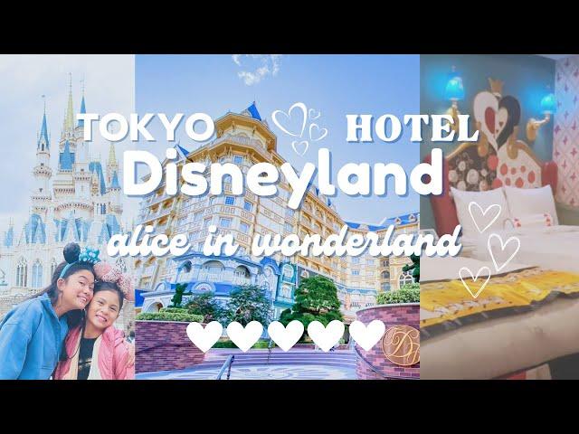 Tokyo Family Hotel Disneyland Alice in Wonderland Room - Full Tour | Japan Vlog