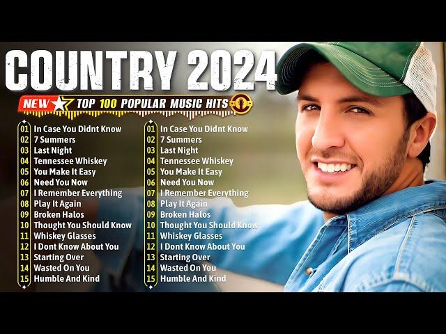 Country Music Playlist 2024 - Luke Bryan, Morgan Wallen, Luke Combs, Chris Stapleton, Jason Aldean