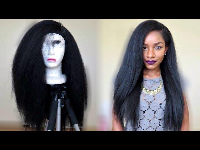 Kinky Straight Hairstyle Under $20! TheBrilliantBeauty