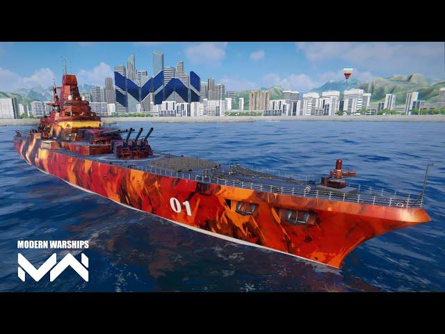 CN HUAQING in Tandem wars gameplay : Modern Warships