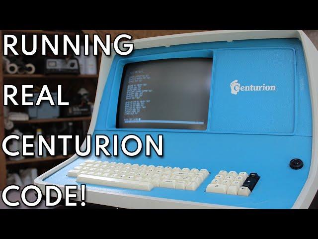 Minicomputer Part 11: Running Real Centurion Code off the DIAG Card!