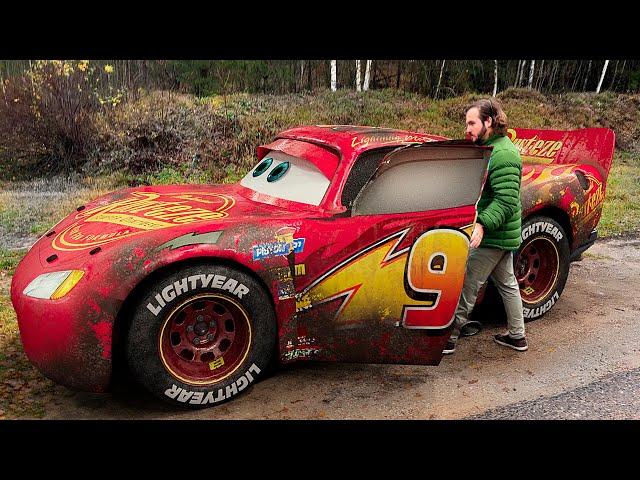 Lightning McQueen in Real Life Disney Cars Drift