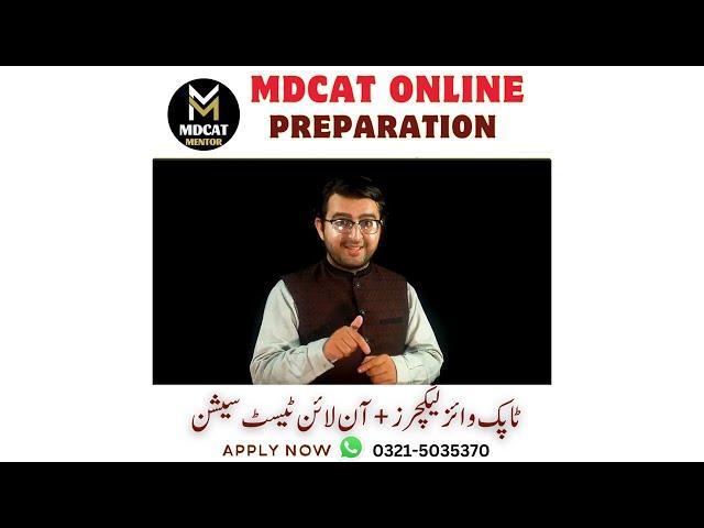 MDCAT Entry Test Online Preparations | MDCAT Mentor