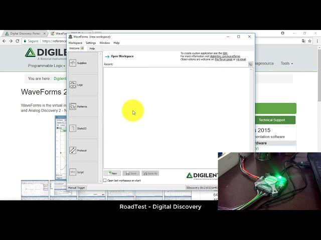 RoadTest Element14 - Digilent Digital Discovery - Part2