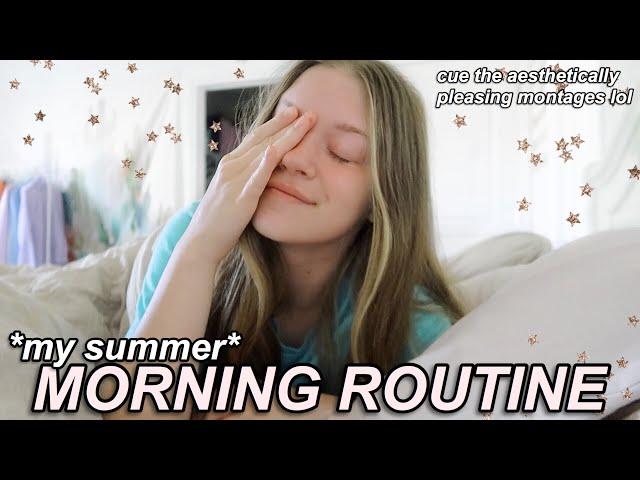 my summer morning routine!! *productive + healthy*