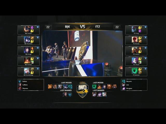 IWCI BJK vs ITZ Game 4 Highlights (2015 International Wild Card Invitational Finals)