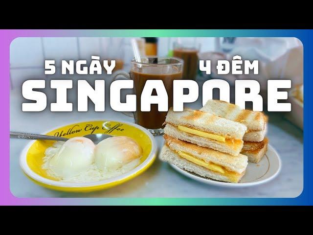  REVIEW DU LỊCH SINGAPORE 5N4Đ : Đi Đâu, Ăn Gì, Ở Đâu - Chia sẻ Lịch trình SIÊU CHI TIẾT!