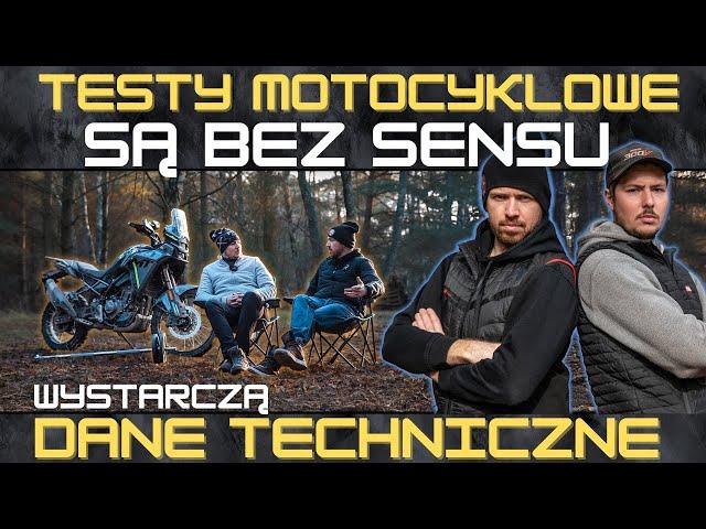 Testy motocyklowe nie mają sensu - wystarczą dane techniczne. Kupieni dziennikarze.