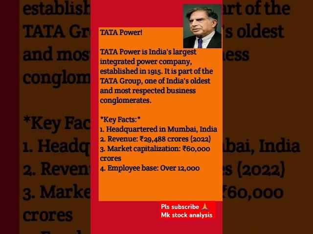 Tata power #Tata #renewableenergy #mk stock analysis #bankniftyoptionsintradaytradingstrategies