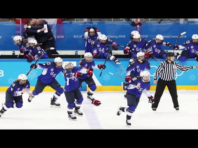 U S  Women's Hockey Team Wins Gold, Beating Canada In Penalty Shootout Thriller