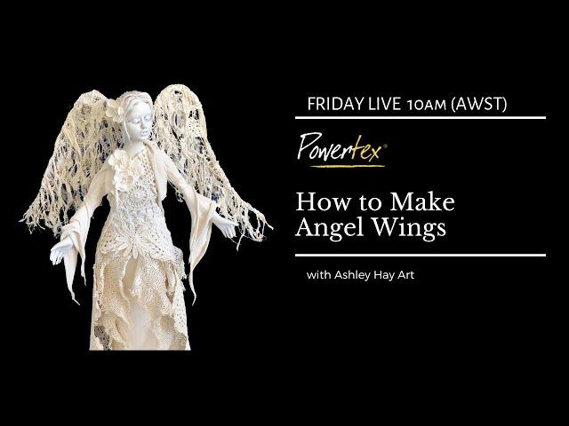 HOW TO MAKE ANGEL WINGS with Powertex