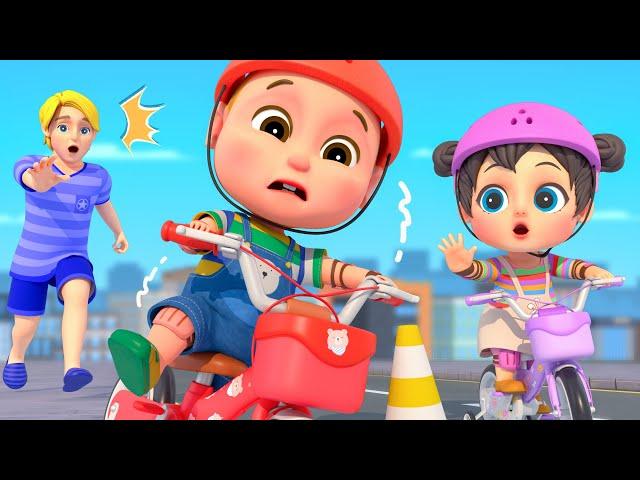 Wheels Go Round - Ride A Bike Safely | Super Sumo Nursery Rhymes & Kids Songs