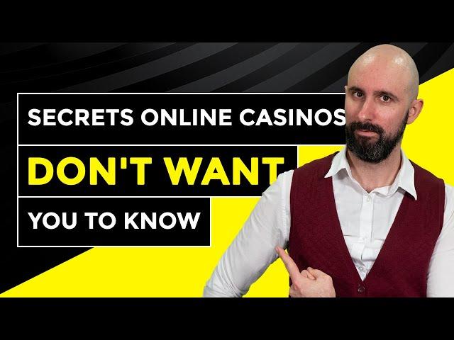 10 Secrets Online Casinos Don't Want You To Know ( Still Valid in 2025 )