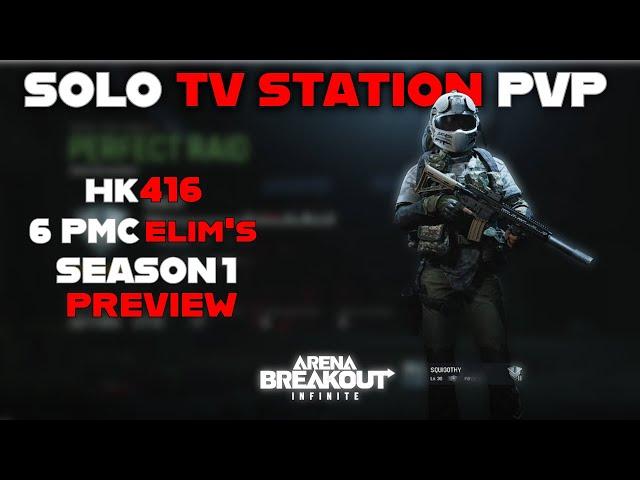 SOLO HK416 On TV STATION | SEASON 1 PREVIEW | ARENA BREAKOUT: INFINITE