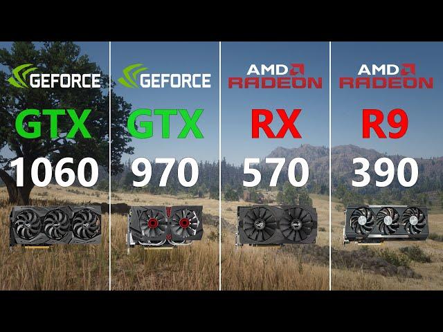 GTX 1060 vs GTX 970 vs RX 570 vs R9 390 Test in 6 Games