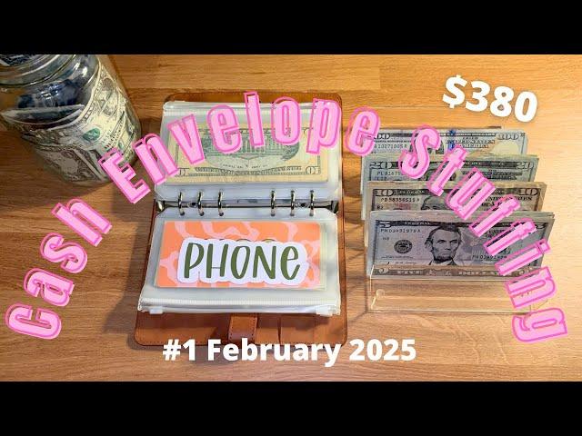 First Cash Stuffing of FEBRUARY 2025 // Weekly Budget