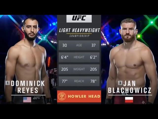 Dominick Reyes vs. Jan Blachowicz Ful Fight