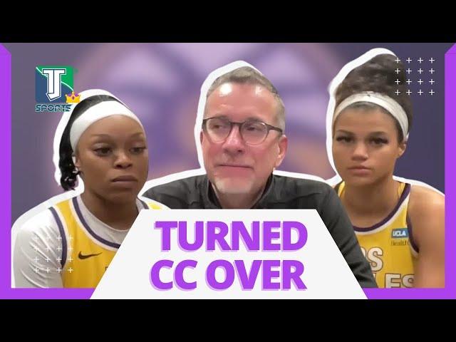 Curt Miller and Sparks players PROUD of their defense on Caitlin Clark despite her TRIPLE-DOUBLE