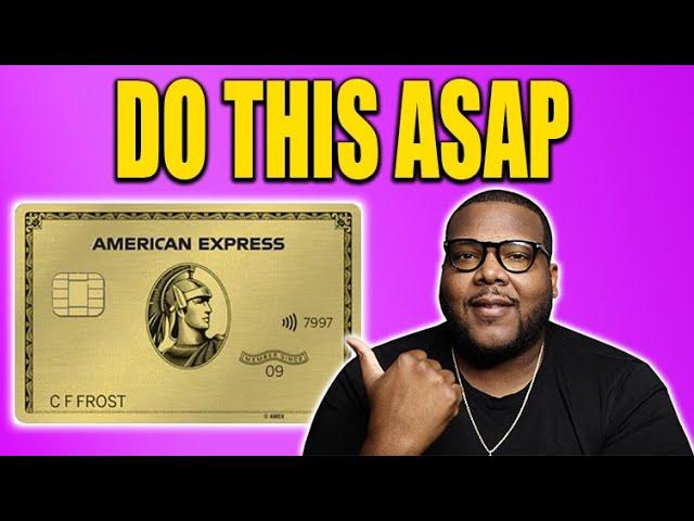 Do THIS Before You Apply For The AMEX Gold Card