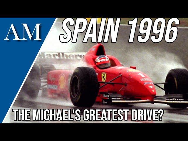 SCHUMACHER'S WET WEATHER MASTERCLASS! The Story of the 1996 Spanish Grand Prix