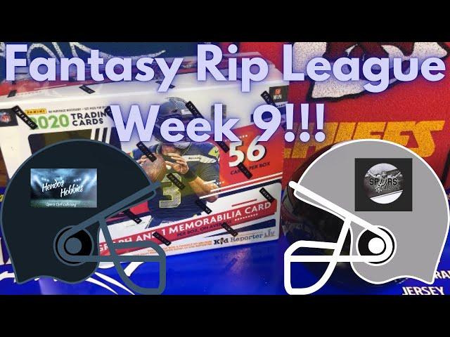 Fantasy Rip League Week 9 **Hendo's Hobbies vs. Spurs Cards 21** - 2020 Donruss Football Mega Box