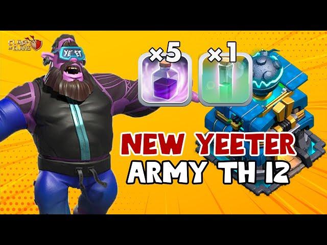 Under 2 Min!! Most Powerful Th12 YEETer Attack Strategy | Clash of Clans