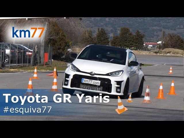 Toyota GR Yaris ZR 2020 - Maniobra de esquiva y eslalon | km77.com