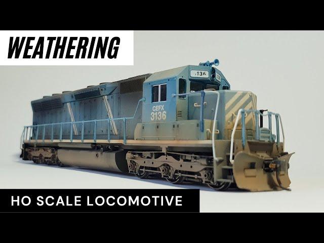 Weathering Model Trains With An Airbrush