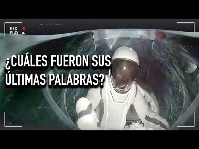 La grabación del Astronauta de Space X que se perdió en el espacio