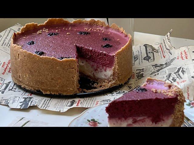 Refrigerator Blackberry cheesecake recipe/cooking by ghazaleh