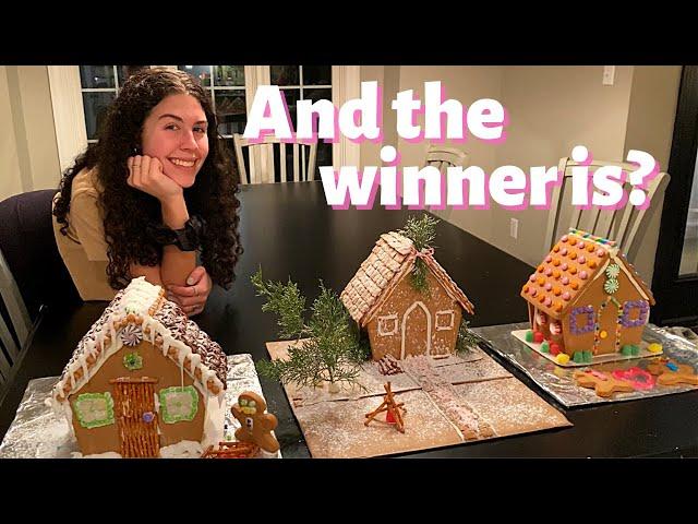 Decorating Gingerbread Houses is a Family Tradition *Competition Style*