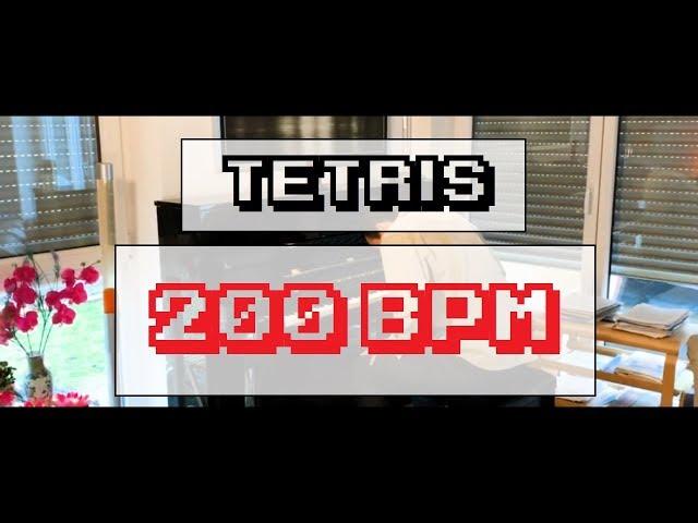 Super fast Piano - Tetris finger break Version / 200 BPM