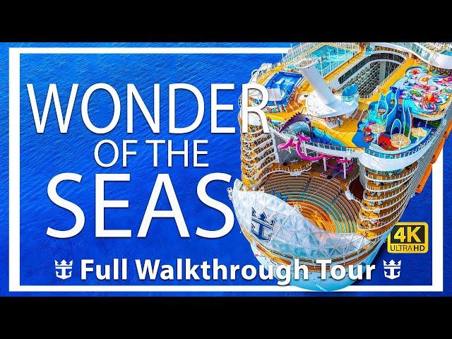 Wonder of the Seas | Full Walkthrough Ship Tour & Review | New 2023  | Royal Caribbean Cruises