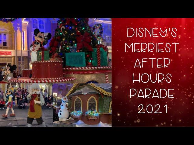 Disney World Christmas Parade 2021