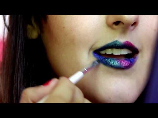 Galaxy Lips Makeup Tutorial