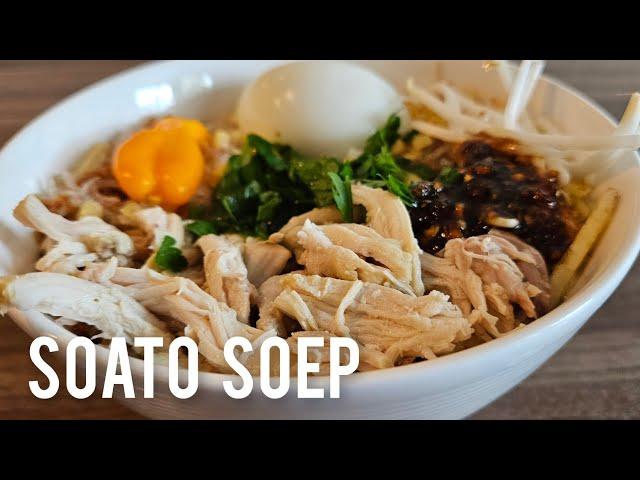  Saoto Soep maken met zelfgemaakte Soato mix|Make Surinamese Soato Soup with Soato mix|