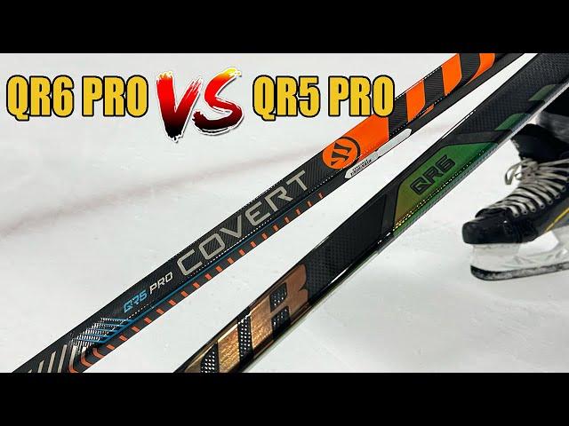 Warrior Covert QR6 Pro vs QR5 Pro hockey stick review - Which twig should you get?