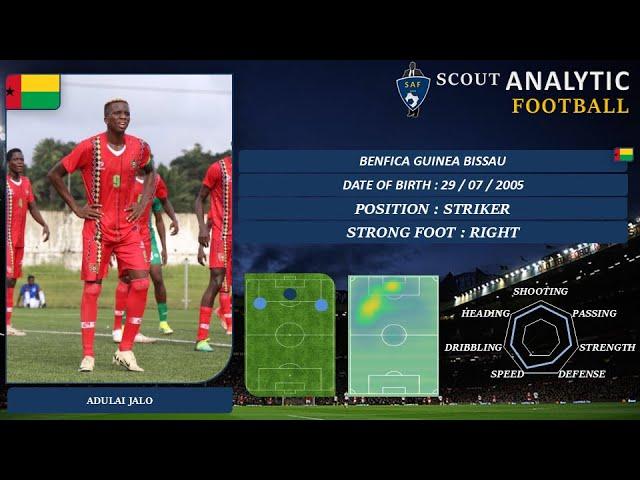 ADULAI JALO (GOAL & SKILLS) (STRIKER - BENFICA GUINEA BISSAU)