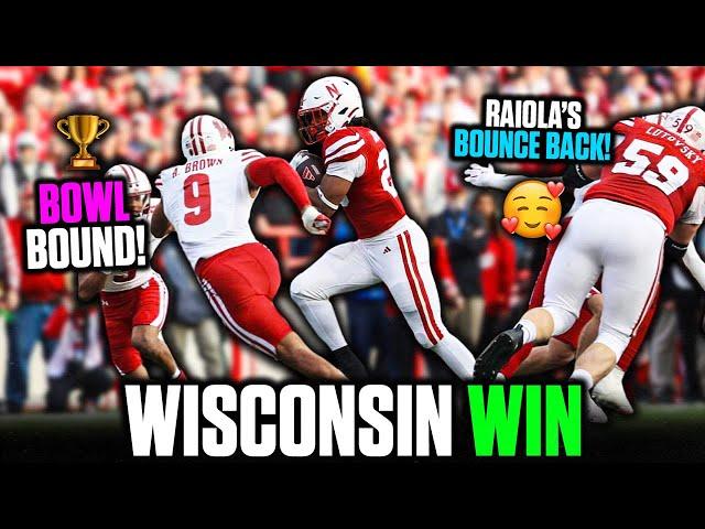 NEBRASKA ENDS WISCONSIN'S WIN STREAK & 8 YEAR BOWL DROUGHT - GAME REACTION