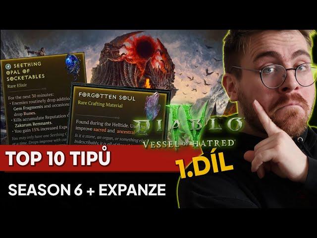 Leveling a tipy! SEASON 6 - Vessel of Hatred | 1. díl