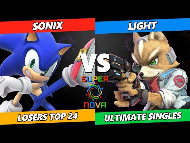 Supernova 2024 - Sonix (Sonic) Vs. Light (Fox) Smash Ultimate Tournament