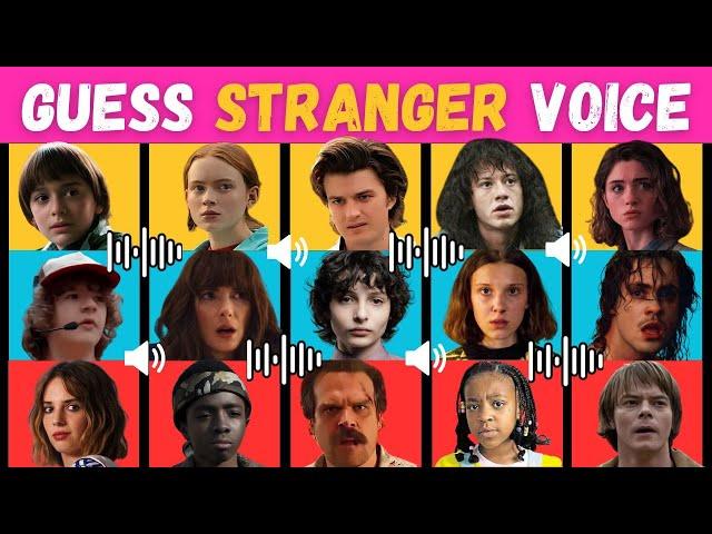 Guess The Voice   The ULTIMATE Quiz For STRANGER THINGS Fans | Netflix, Eleven, Mike, Will, Jim