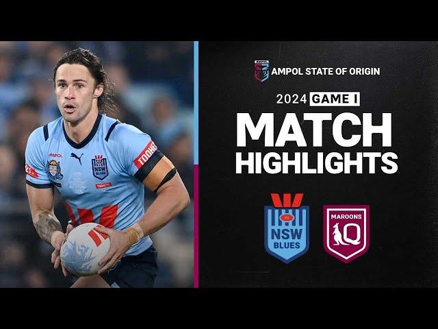 2024 State of Origin Highlights | NSW Blues v QLD Maroons | Game 1