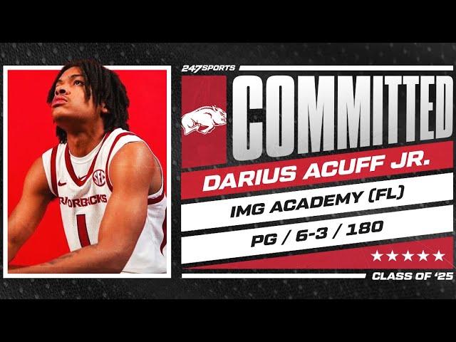 WATCH: 5-star PG Darius Acuff Jr. commits to Arkansas | LIVE Commitment