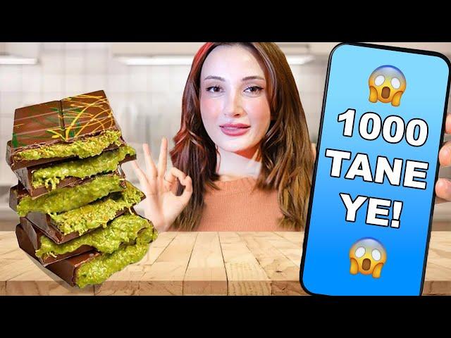 1000+ TANE DUBAİ ÇİKOLATASI YEDİK    KÜBRA NİSA